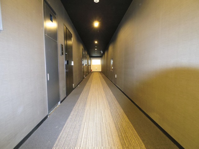 ホテルの様な内廊下。