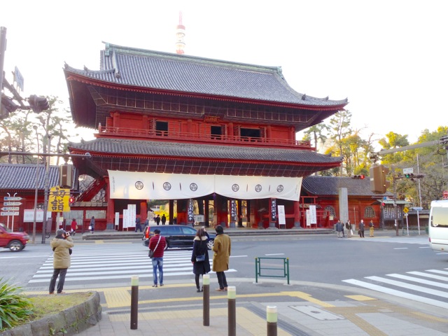 大門といえば増上寺。