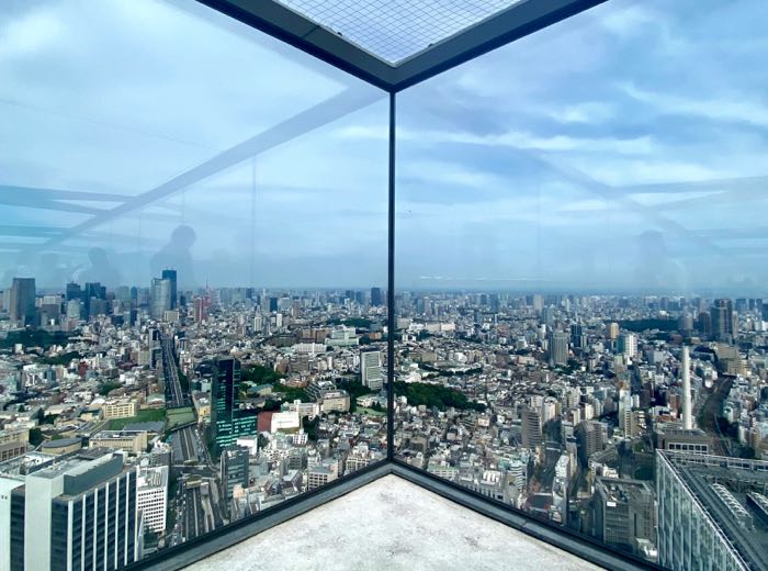「渋谷スクランブルスクエア」展望デッキからの風景